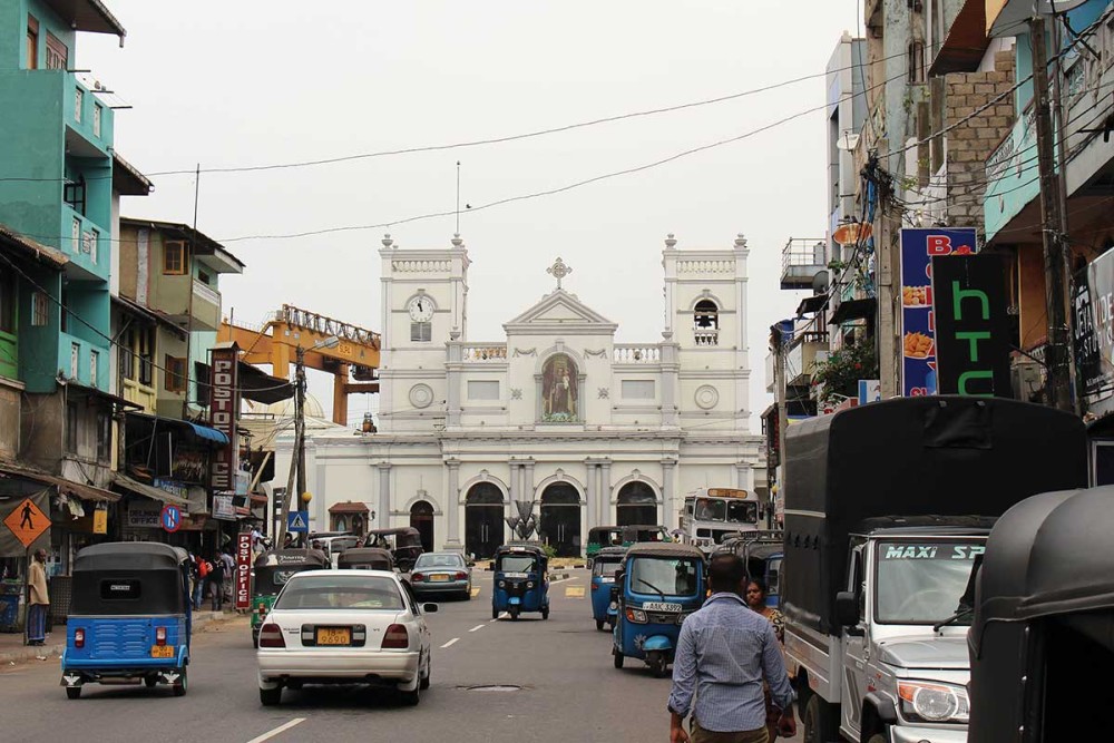 picture of Sri Lankan church