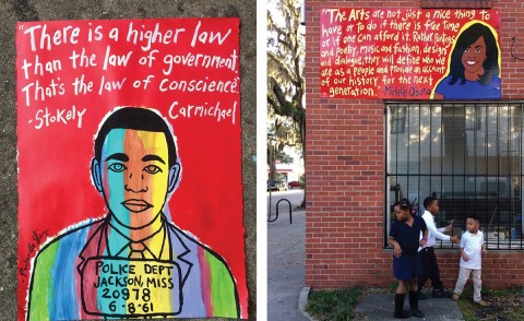 Stokely Carmichael and Michelle Obama, by Panhandle Slim