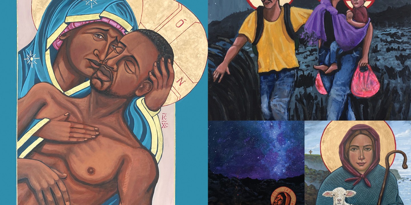 Iconographer Kelly Latimore sees God in plain sight