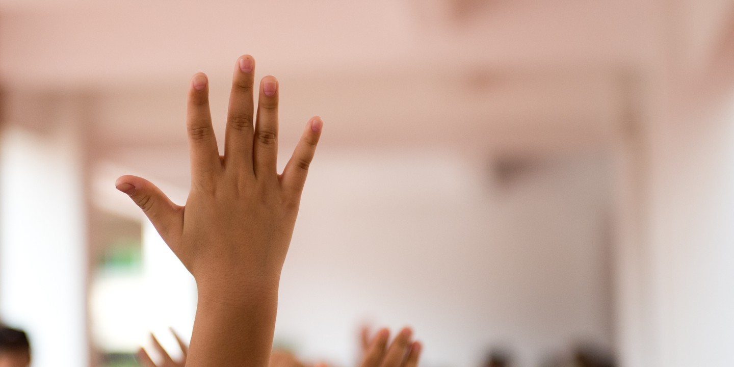 Children asking questions